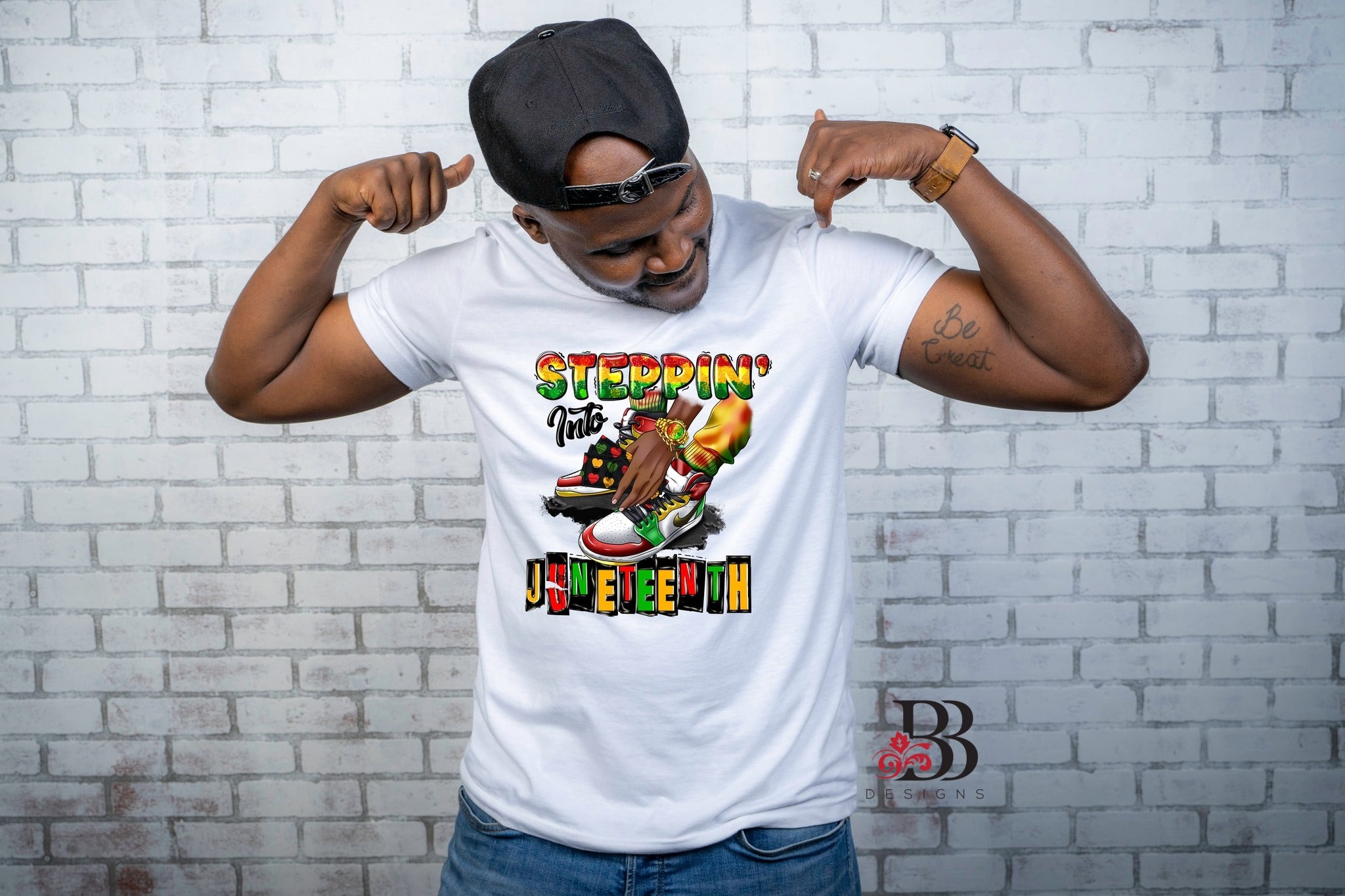 Steppin Into Juneteenth Sneakers (Male)