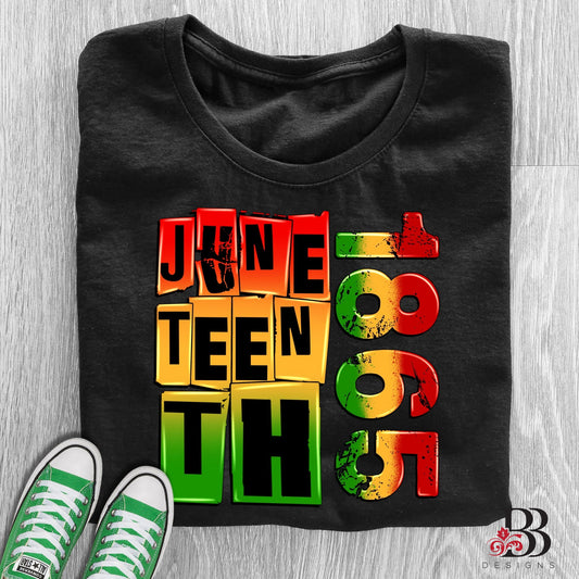 Juneteenth 1865 Color Block