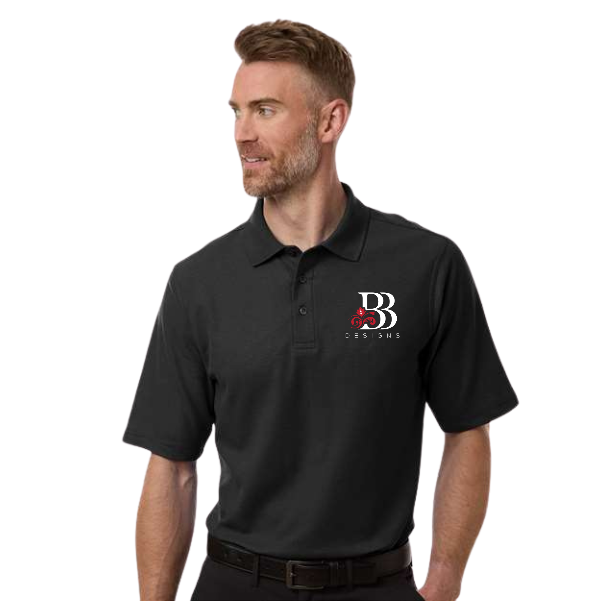 Custom Embroidered Polo Shirts - Left Chest