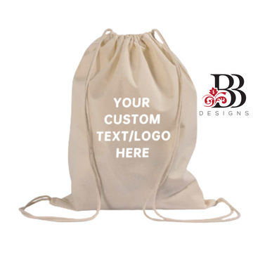Custom Drawstring Tote Bag