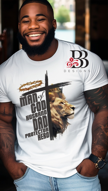 Man of God Lion Cross
