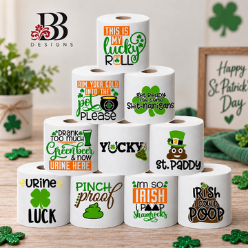 St. Patrick's Day Hilarious Gag Gift Toilet Paper