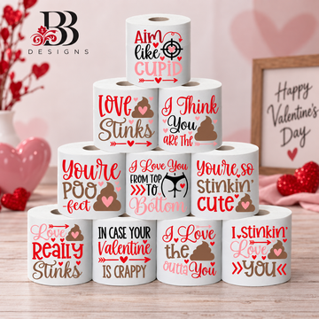 Valentine's Day ♥ Hilarious Gag Gift Toilet Paper