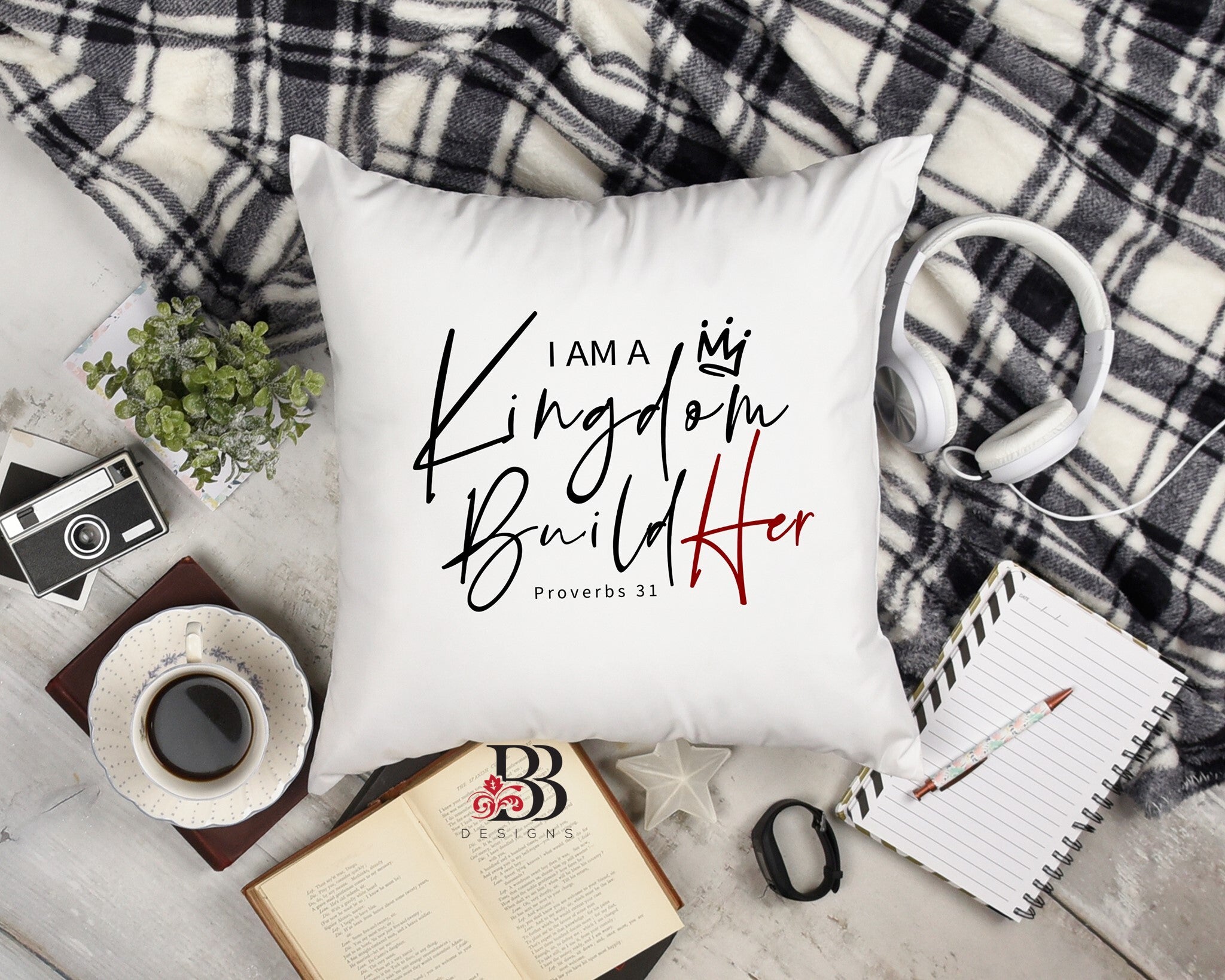 I Am A Kingdom Build-HER Pillow