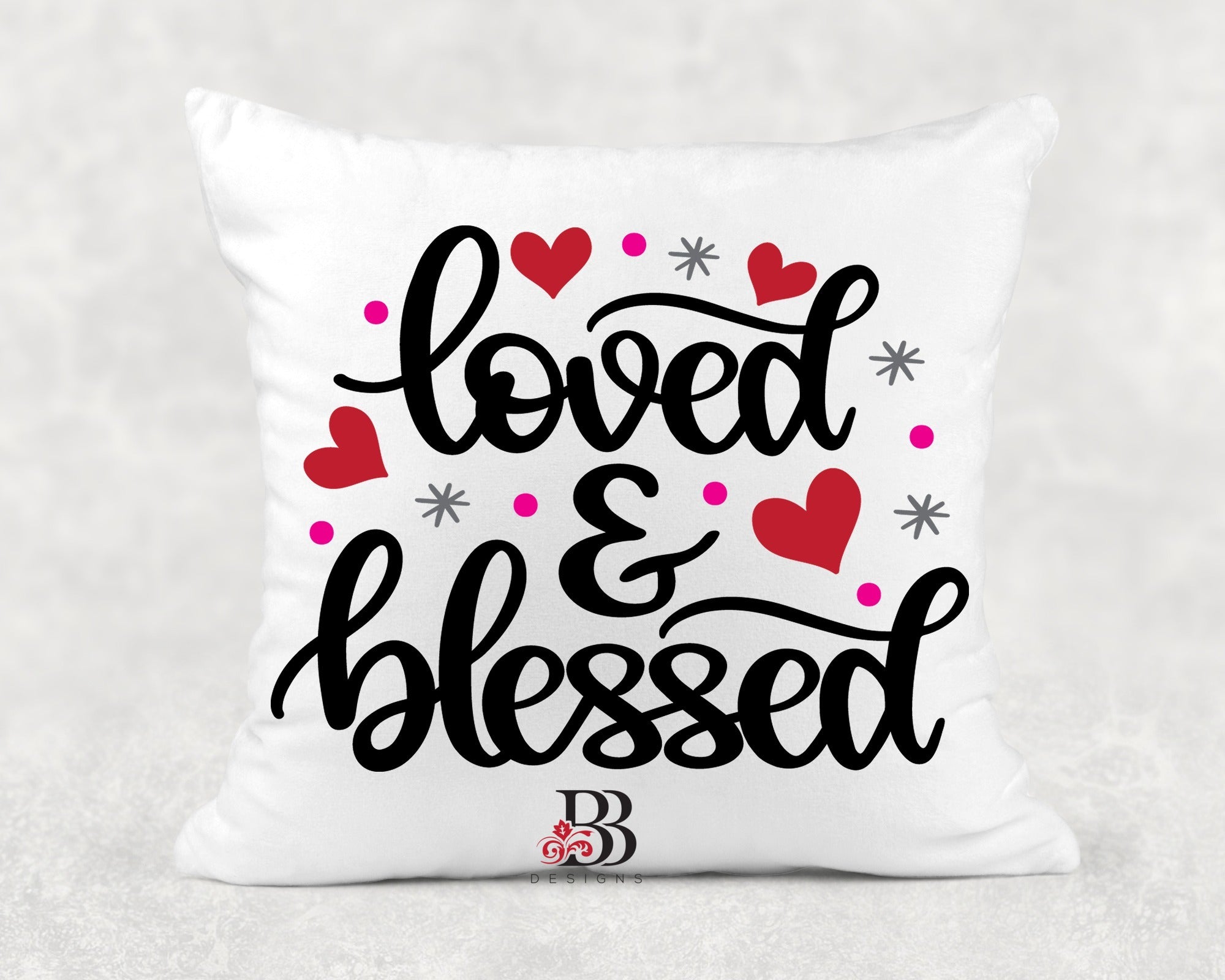 Loved & Blessed Pillow
