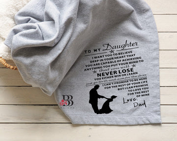 "Never Lose" Blanket