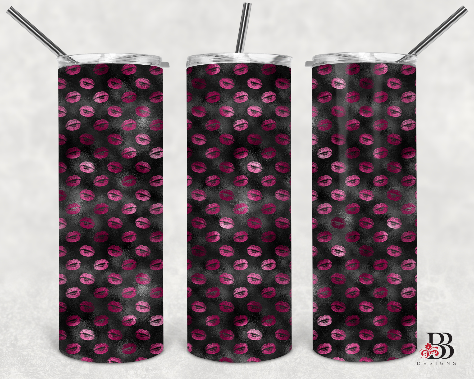 Pink Lips Tumbler